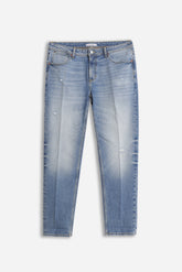 DENIM SLIM CROPPED DENIM